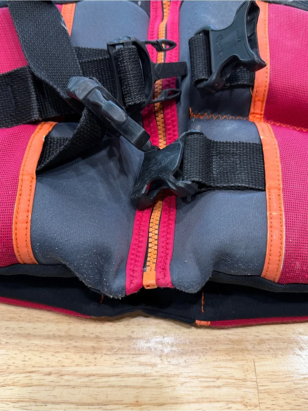 Kids' Pink Life Vest Swim Jacket